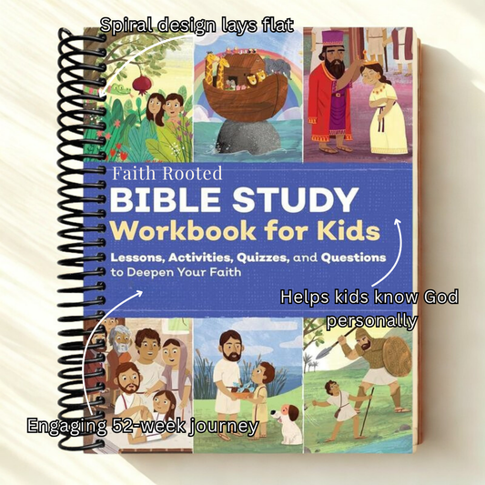 Faith Rooted 52-Week Kids Bible Workbook